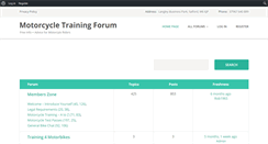 Desktop Screenshot of motorcycle-training-forum.com