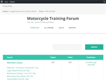 Tablet Screenshot of motorcycle-training-forum.com